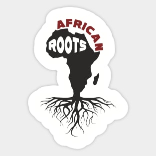 African Roots Black Culture Pride Sticker